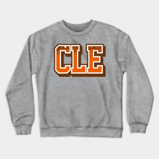 Cleveland Football Retro Sports Letters Crewneck Sweatshirt